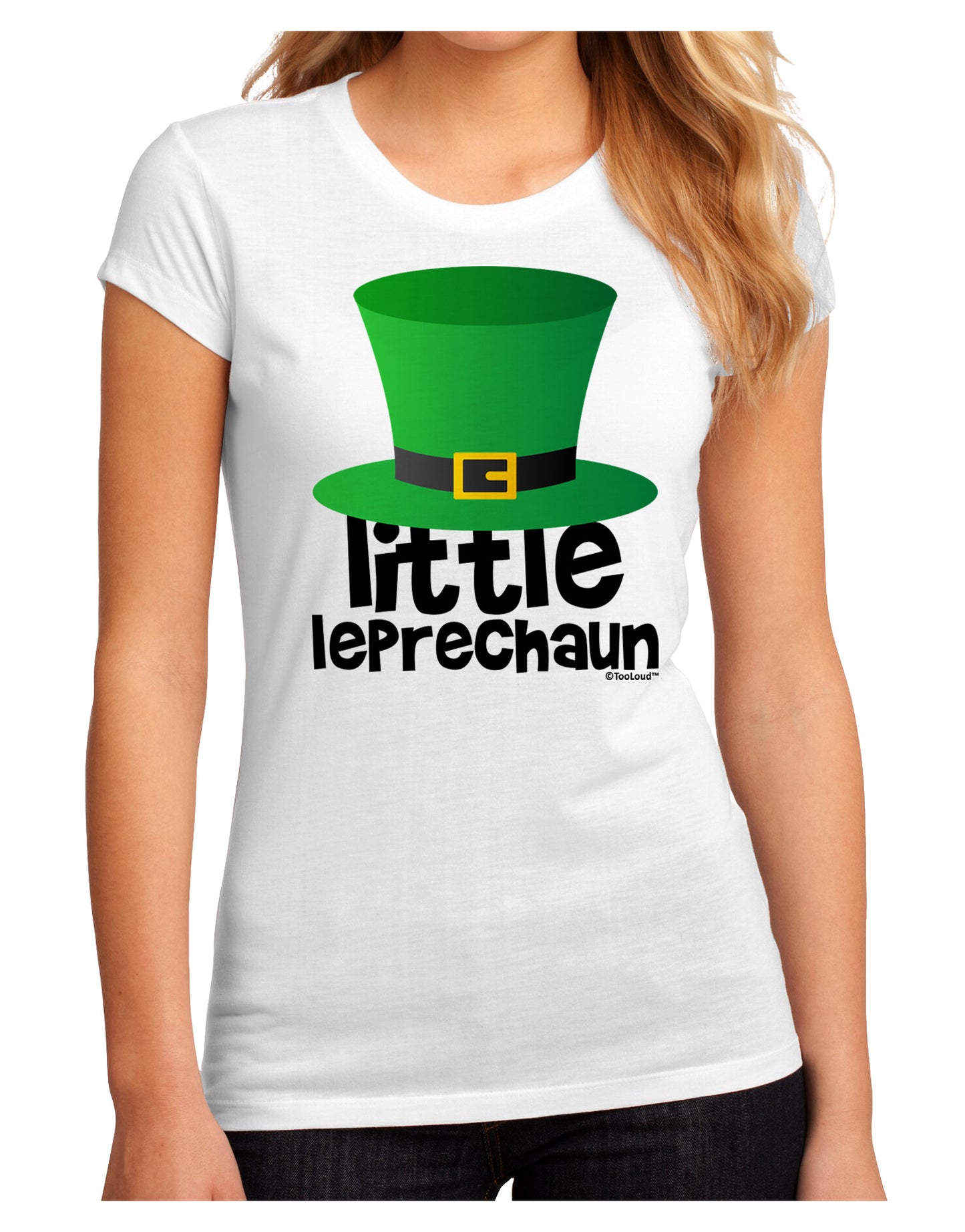 Little Leprechaun - St. Patrick's Day Juniors Sublimate Tee by TooLoud-Womens T-Shirt-TooLoud-White-Small-Davson Sales
