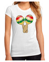 Cute Maracas Design Juniors Sublimate Tee by TooLoud-Womens T-Shirt-TooLoud-White-Small-Davson Sales