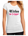 TooLoud Witches Be Trippin Juniors Sublimate Tee-TooLoud-White-Small-Davson Sales