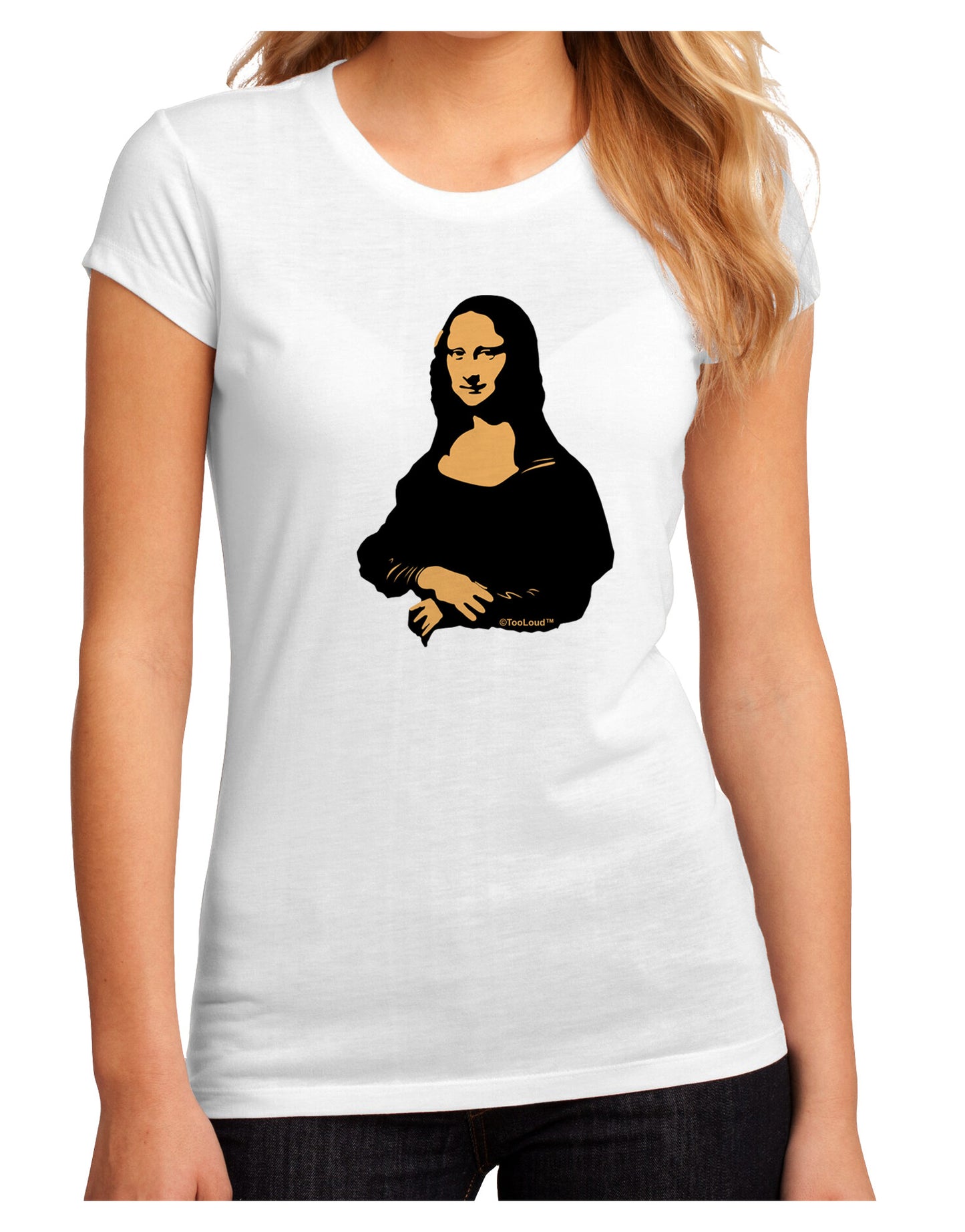 Mona Cutout Juniors Petite Sublimate Tee-Womens T-Shirt-TooLoud-White-Small-Davson Sales