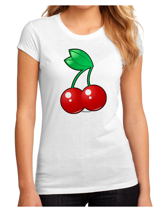 Cherries Juniors Sublimate Tee-TooLoud-White-2XL-Davson Sales