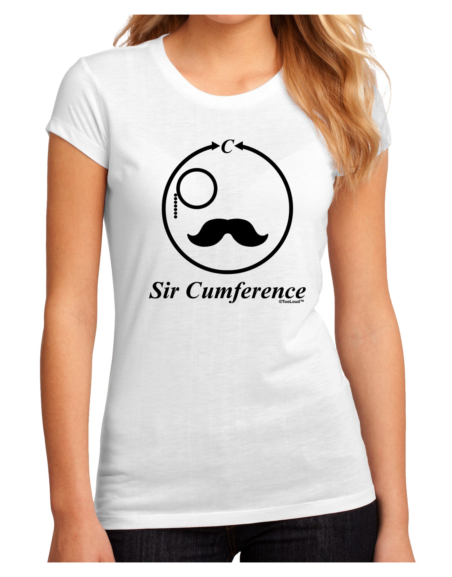 Sir Cumference Juniors Petite Sublimate Tee-TooLoud-White-Small-Davson Sales