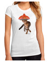 Cat with Pink Sombrero and Sunglasses Juniors Sublimate Tee by TooLoud