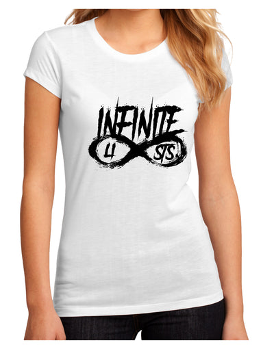 Infinite Lists Juniors Petite Sublimate Tee by TooLoud-TooLoud-White-Small-Davson Sales