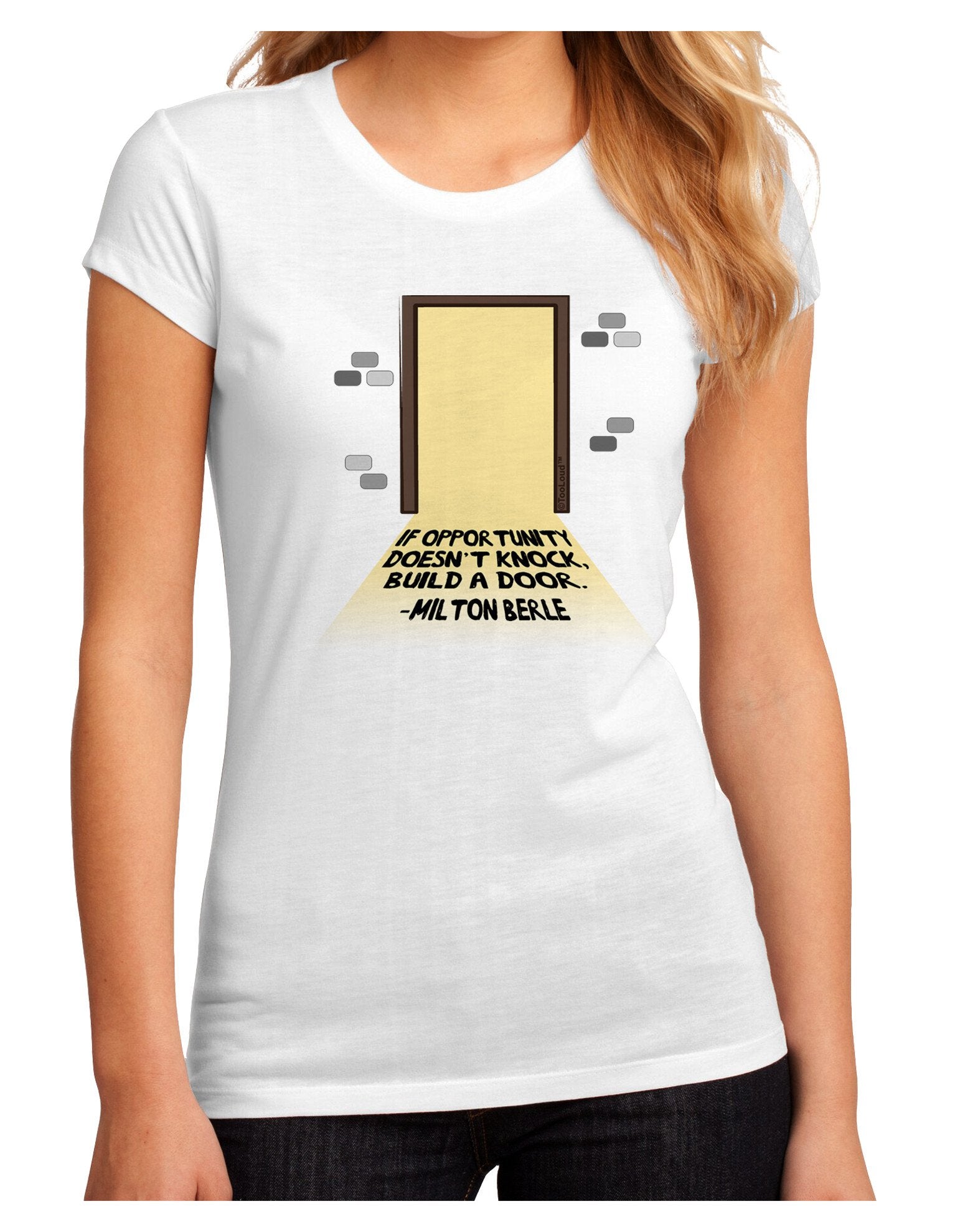 Build A Door Juniors Petite Sublimate Tee-Womens T-Shirt-TooLoud-White-2XL-Davson Sales