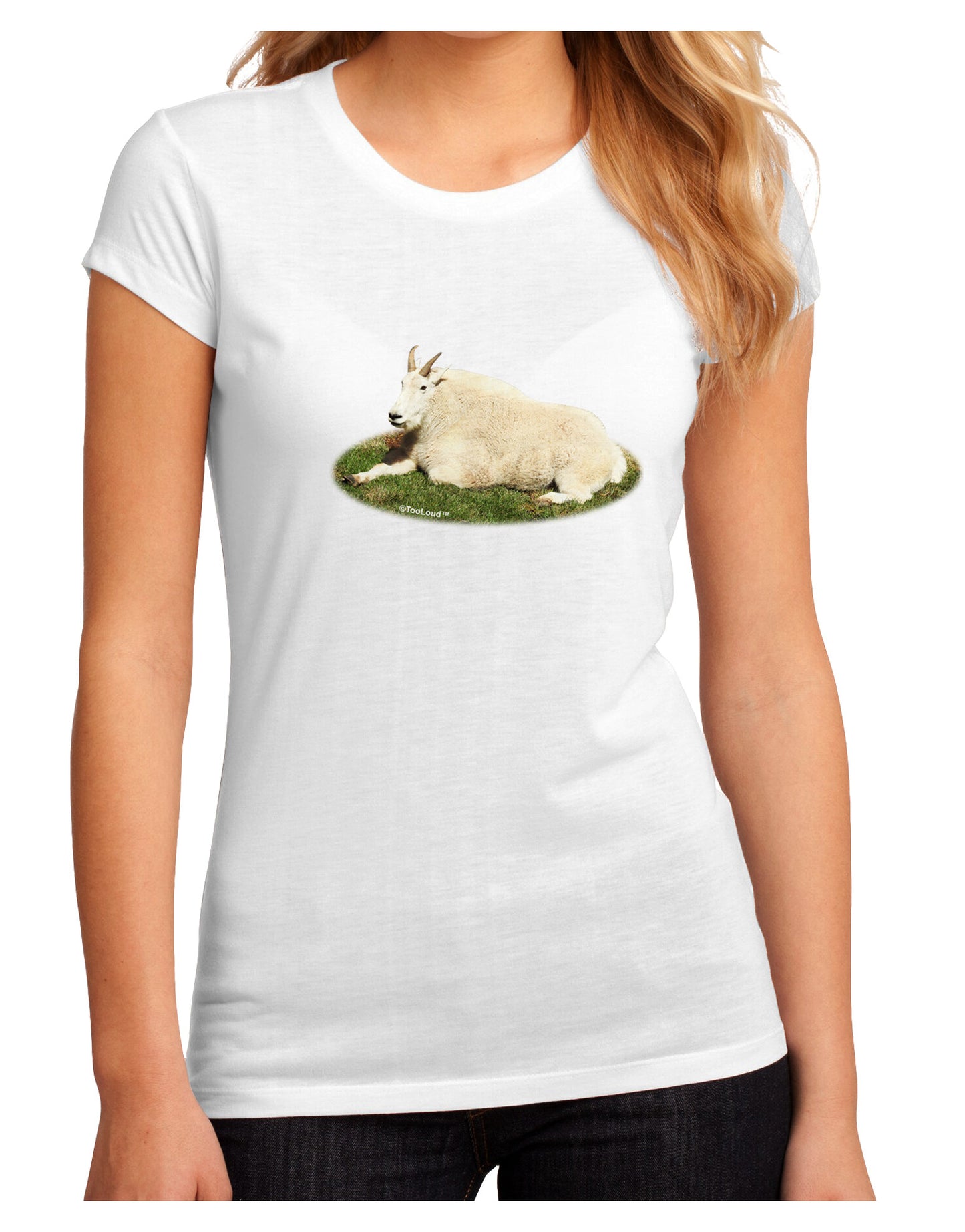 Ram Cutout Juniors Petite Sublimate Tee-Womens T-Shirt-TooLoud-White-Small-Davson Sales