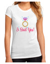 I Said Yes - Diamond Ring - Color Juniors Sublimate Tee