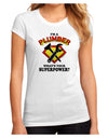 Plumber - Superpower Juniors Petite Sublimate Tee-TooLoud-White-Small-Davson Sales