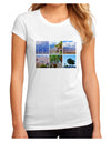 Palm Springs Square Collage Juniors Sublimate Tee-TooLoud-White-Small-Davson Sales