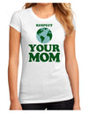 Respect Your Mom - Mother Earth Design - Color Juniors Sublimate Tee-TooLoud-White-Small-Davson Sales