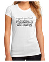 Support Your Local Farmers Market Juniors Sublimate Tee-TooLoud-White-Small-Davson Sales