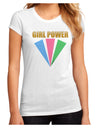 Girl Power Stripes Juniors Petite Sublimate Tee by TooLoud-Womens T-Shirt-TooLoud-White-Small-Davson Sales