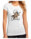 Gemini Illustration Color Juniors Sublimate Tee-TooLoud-White-Small-Davson Sales