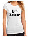 I Egg Cross Easter Design Juniors Sublimate Tee by TooLoud-Womens T-Shirt-TooLoud-White-Small-Davson Sales