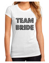 Team Bride Juniors Sublimate Tee-TooLoud-White-Small-Davson Sales