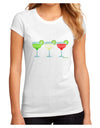 Margaritas - Mexican Flag Colors - Cinco de Mayo Juniors Sublimate Tee by TooLoud-Womens T-Shirt-TooLoud-White-Small-Davson Sales