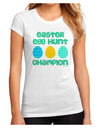 Easter Egg Hunt Champion - Blue and Green Juniors Sublimate Tee by TooLoud-Womens T-Shirt-TooLoud-White-Small-Davson Sales