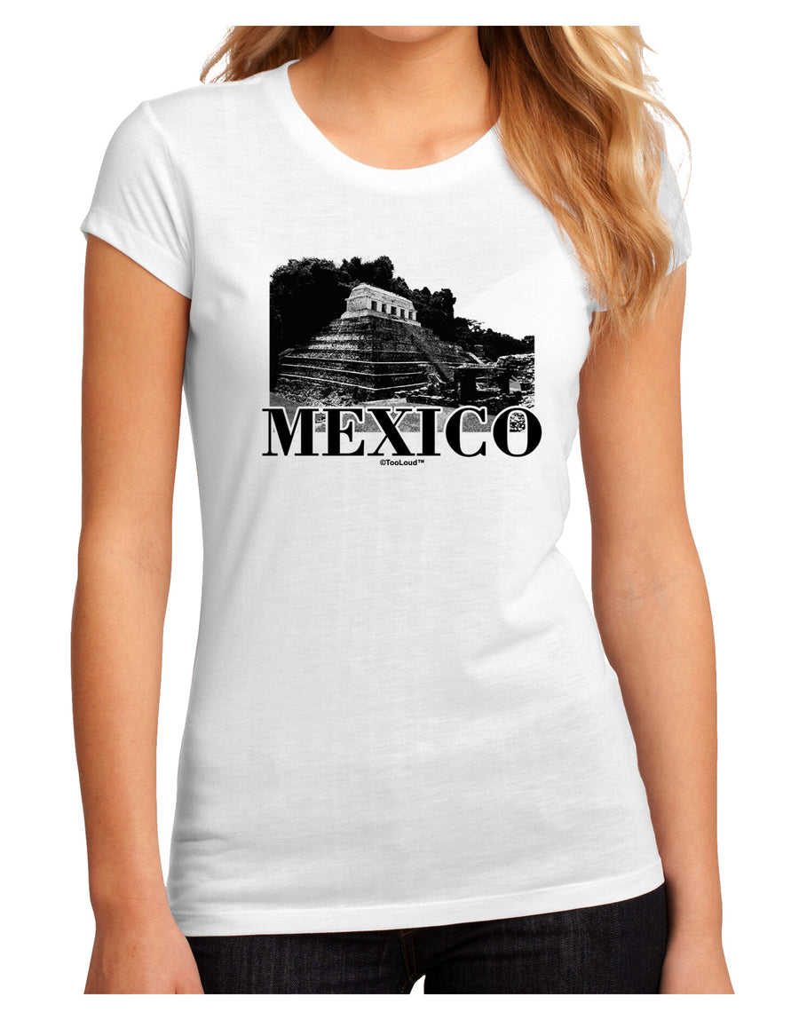 Mexico - Temple No 2 Juniors Sublimate Tee-TooLoud-White-Small-Davson Sales