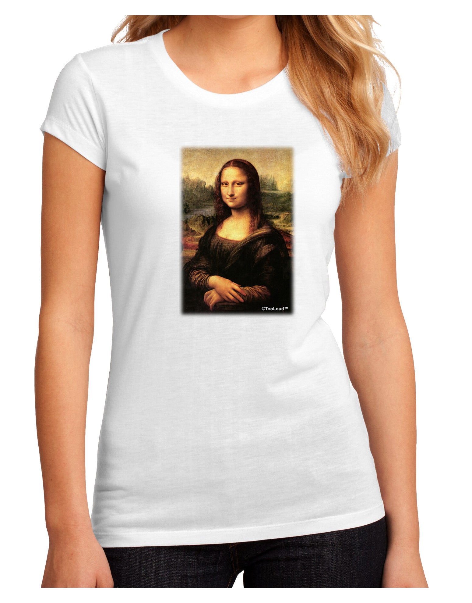 Mona Painting Juniors Petite Sublimate Tee-Womens T-Shirt-TooLoud-White-Small-Davson Sales