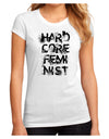 Hardcore Feminist Juniors Sublimate Tee-TooLoud-White-Small-Davson Sales