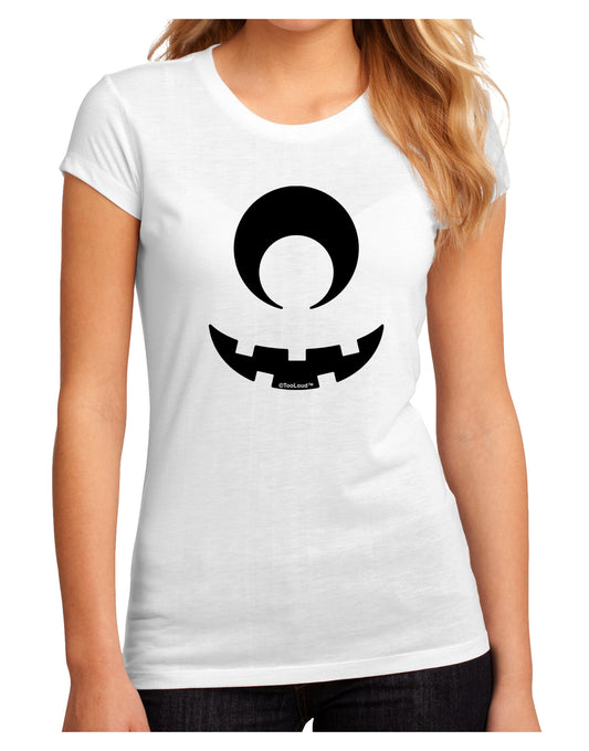 Cyclops Jack-o-Lantern Juniors Sublimate Tee-TooLoud-White-Small-Davson Sales