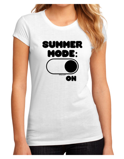 Summer Mode On Juniors Sublimate Tee by TooLoud-Womens T-Shirt-TooLoud-White-Small-Davson Sales