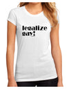 Legalize Gay Juniors Sublimate Tee-Womens T-Shirt-TooLoud-White-Small-Davson Sales