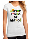 Feliz Cinco de Mayo - Fiesta Icons Juniors Sublimate Tee by TooLoud-Womens T-Shirt-TooLoud-White-Small-Davson Sales