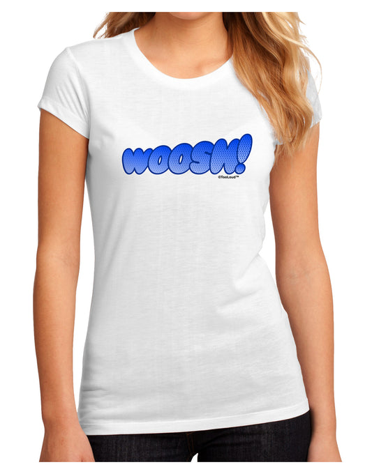 Onomatopoeia WOOSH Juniors Sublimate Tee-TooLoud-White-Small-Davson Sales