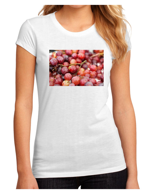 Buy Local - Grapes Juniors Sublimate Tee-TooLoud-White-2XL-Davson Sales