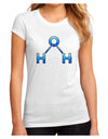 Water Molecule Juniors Sublimate Tee by TooLoud-Womens T-Shirt-TooLoud-White-Small-Davson Sales