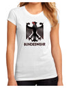 Bundeswehr Logo with Text Juniors Petite Sublimate Tee-TooLoud-White-Small-Davson Sales