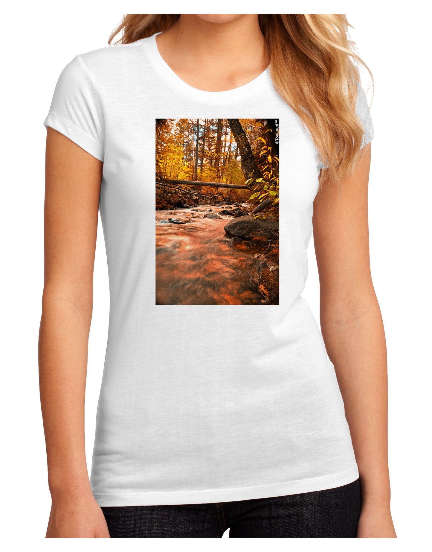 Mt Shavano Colorado Juniors Sublimate Tee-TooLoud-White-Small-Davson Sales