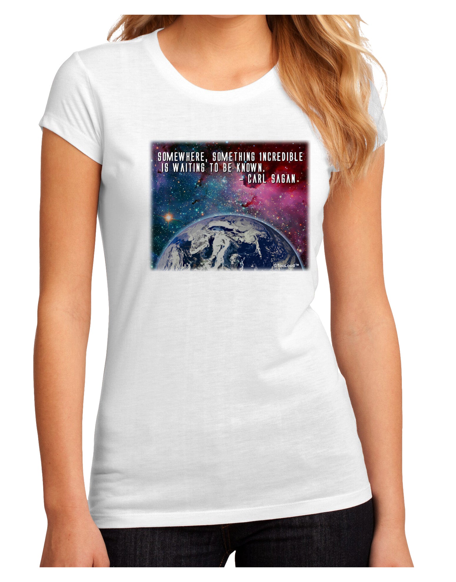 Something Incredible Juniors Petite Sublimate Tee-Womens T-Shirt-TooLoud-White-Small-Davson Sales