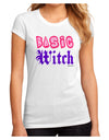 Basic Witch Color Juniors Sublimate Tee-TooLoud-White-2XL-Davson Sales