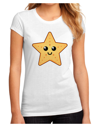 Cute Starfish Juniors Sublimate Tee by TooLoud-Womens T-Shirt-TooLoud-White-Small-Davson Sales