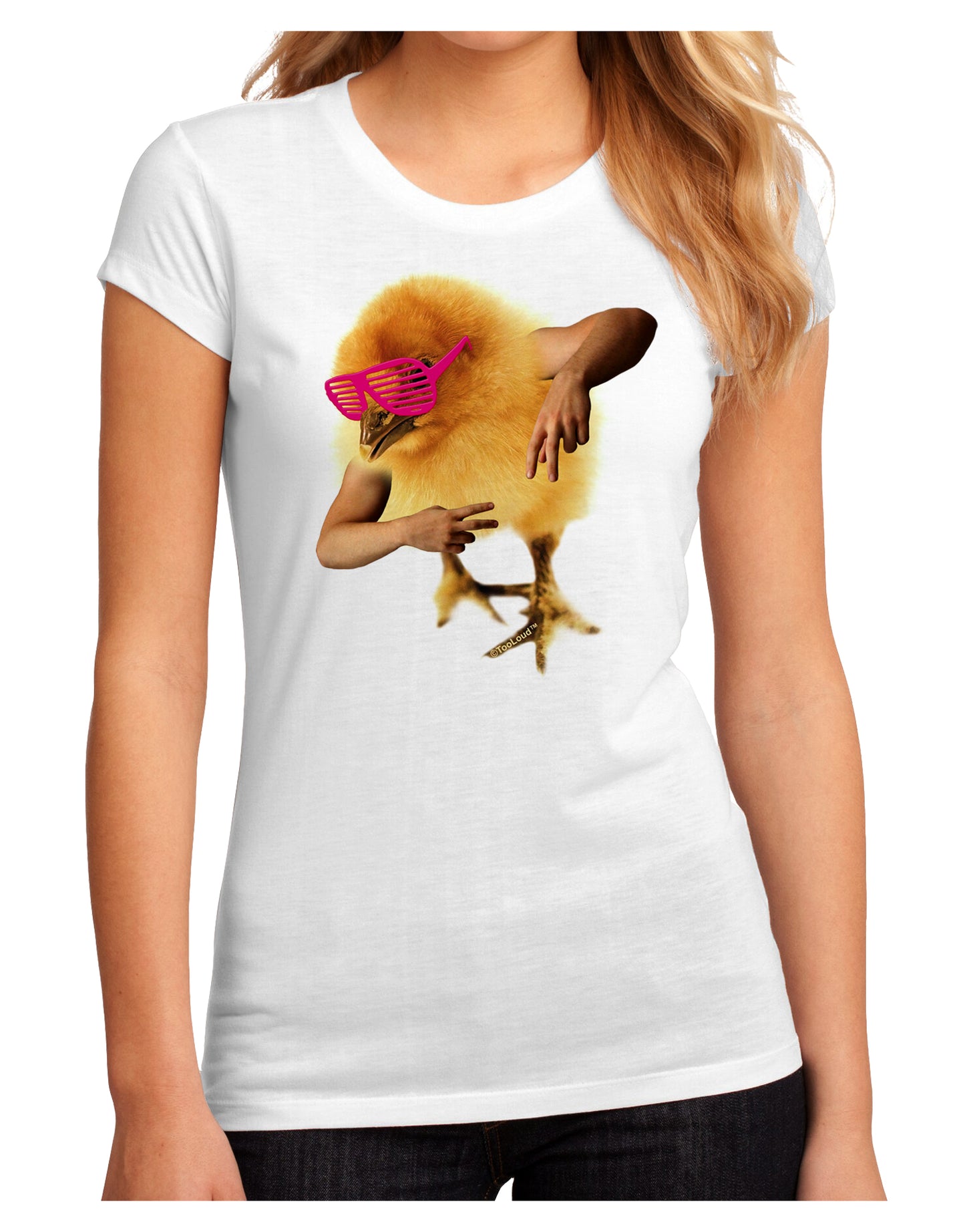 Bro Chick Juniors Petite Sublimate Tee-Womens T-Shirt-TooLoud-White-Small-Davson Sales