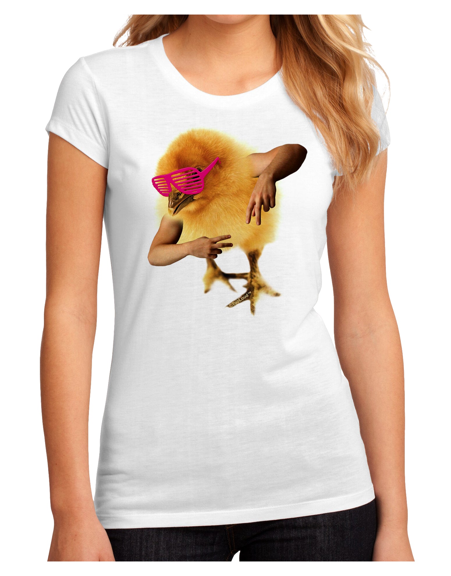 Bro Chick Juniors Petite Sublimate Tee-Womens T-Shirt-TooLoud-White-Small-Davson Sales