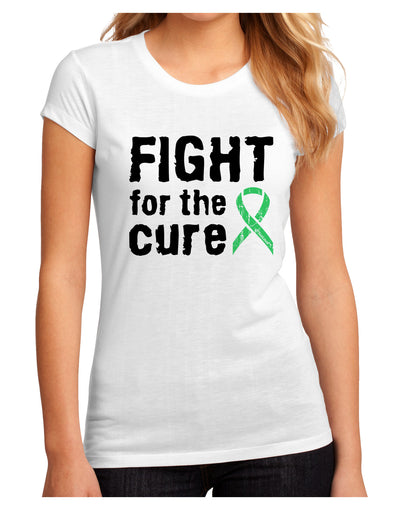 Fight for the Cure - Light Green Ribbon Celiac Disease Juniors Sublimate Tee-TooLoud-White-Small-Davson Sales