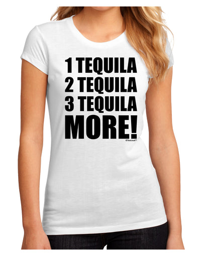 1 Tequila 2 Tequila 3 Tequila More Juniors Sublimate Tee by TooLoud-Womens T-Shirt-TooLoud-White-Small-Davson Sales