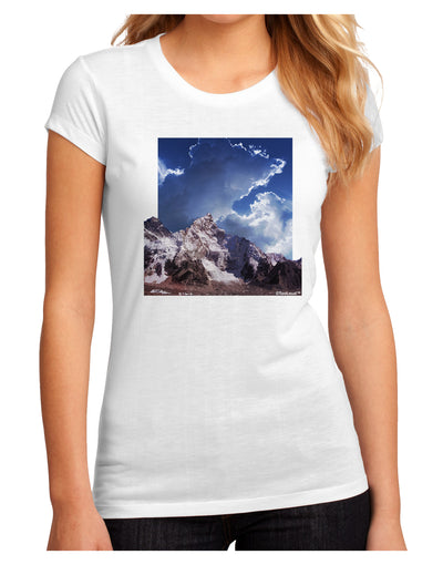 Mountain Pop Out Juniors Sublimate Tee by TooLoud-Womens T-Shirt-TooLoud-White-Small-Davson Sales