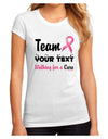 Personalized Team -Name- Breast Cancer Walk - Walking for a Cure Juniors Sublimate Tee-TooLoud-White-Small-Davson Sales