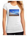 Garden of the Gods Colorado Juniors Petite Sublimate Tee-TooLoud-White-Small-Davson Sales