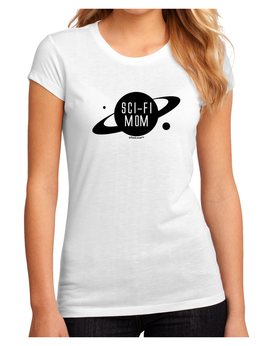 Sci-Fi Mom - Mother's Day Design Juniors Sublimate Tee-TooLoud-White-Small-Davson Sales