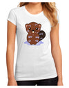 Cute Wet Beaver Juniors Petite Sublimate Tee-TooLoud-White-Small-Davson Sales