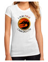 I Am Fire I Am Death Juniors Petite Sublimate Tee by TooLoud-Womens T-Shirt-TooLoud-White-Small-Davson Sales