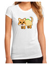 Cute Taco Dog Juniors Petite Sublimate Tee-TooLoud-White-Small-Davson Sales