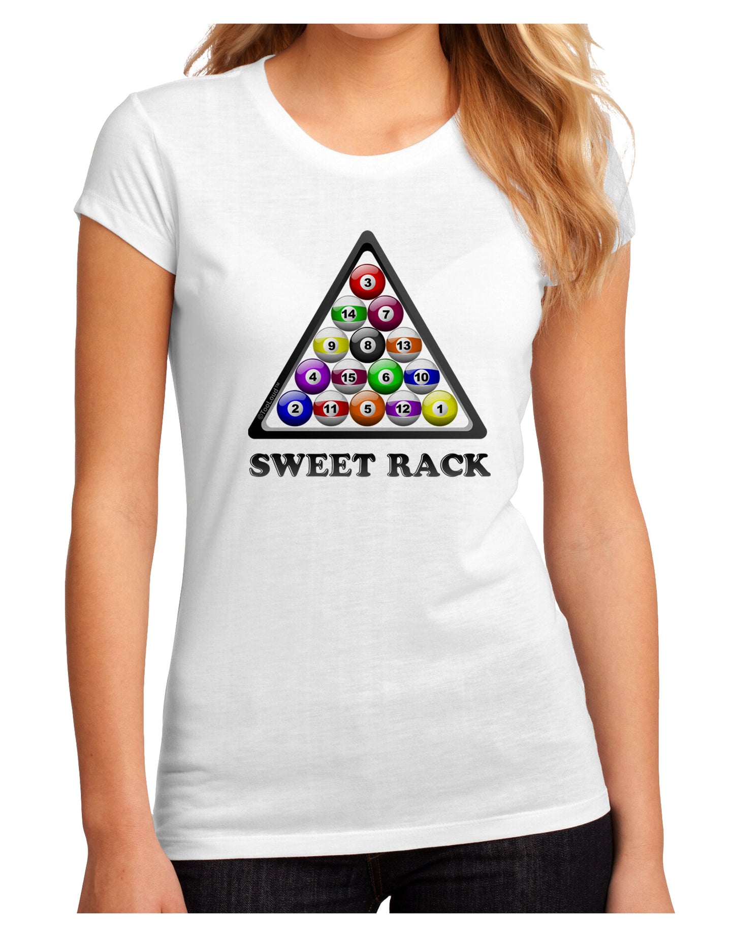 Sweet Rack - Pool Juniors Petite Sublimate Tee-Womens T-Shirt-TooLoud-White-Small-Davson Sales