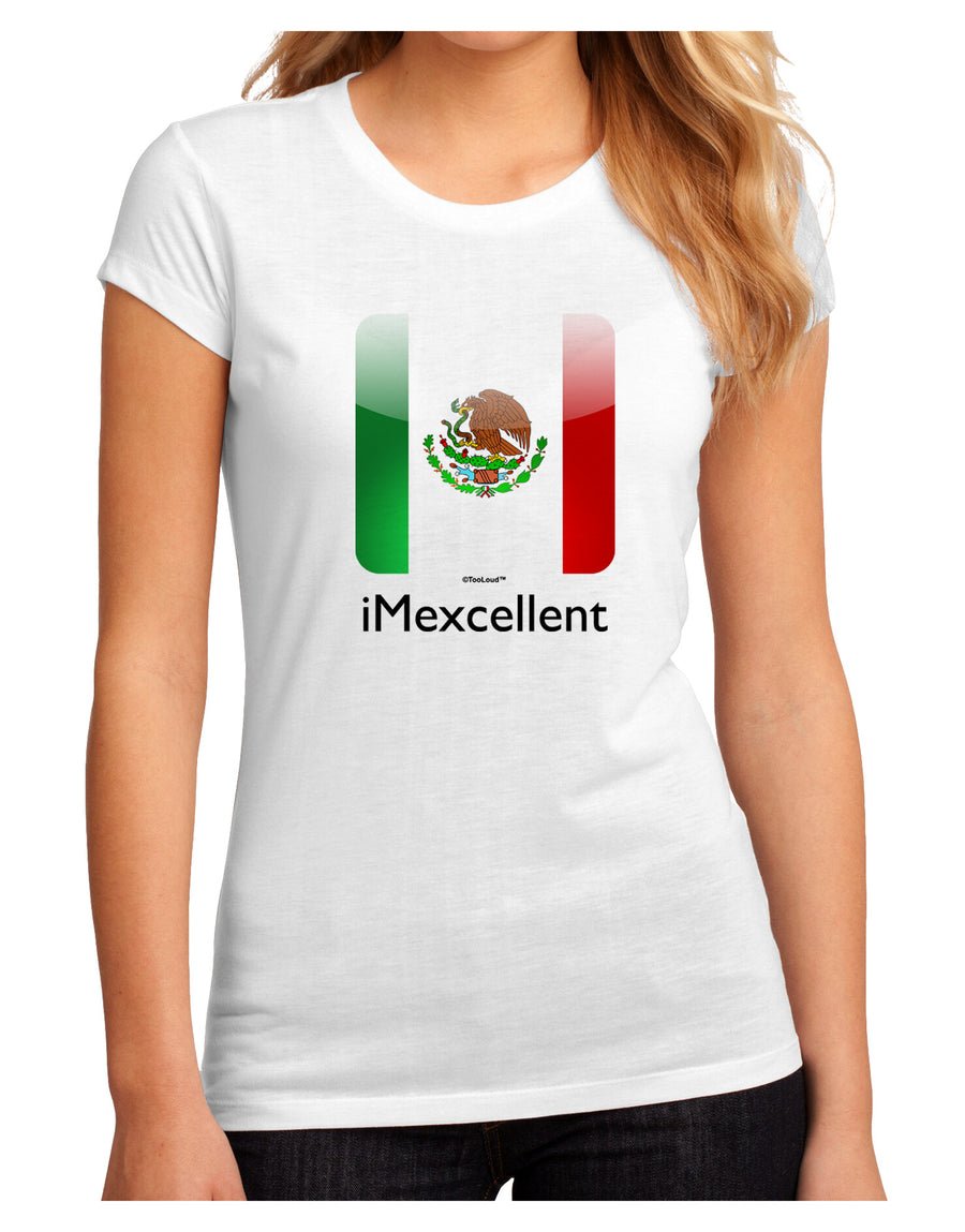 iMexcellent Icon - Cinco de Mayo Juniors Sublimate Tee-TooLoud-White-Small-Davson Sales