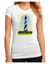 Watercolor Lighthouse 1 Juniors Sublimate Tee-TooLoud-White-Small-Davson Sales